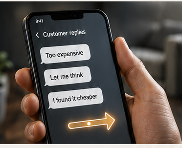 Customer raising a pricing concern on WhatsApp